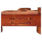 LR - Vintage Wooden Toy Train Set with Cars and Accessories