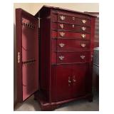 MBR - Deluxe Vintage Jewelry Armoire with Drawers and Side Necklace Doors