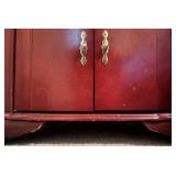 MBR - Deluxe Vintage Jewelry Armoire with Drawers and Side Necklace Doors