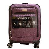 B - London Fog Purple 2-Piece Luggage Set Spinner Suitcases