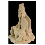 Large Snowbabies Arctic Santa Figurine with Animals, 9.5 Inches