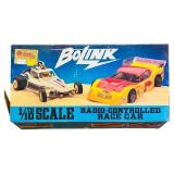 Bolink 1/10 Scale Vintage Radio-Controlled Race Car with 3 Bodies and Parts