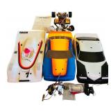 Bolink 1/10 Scale Vintage Radio-Controlled Race Car with 3 Bodies and Parts