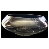 Vintage Clear Glass Extra Large Punch Bowl with 12 Mugs