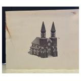 Set of 4 Department 56 Dickens Village Series Handpainted Porcelain Buildings