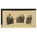 Department 56 Heritage Village Collection Porcelain Accessories and Buildings Set of 5