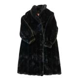 MBR - Vintage Hillmoor New York Black Fur Coat Size Large
