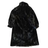 MBR - Vintage Hillmoor New York Black Fur Coat Size Large