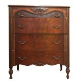 B - H. Herrmann Vintage Dresser with Ornate Details
