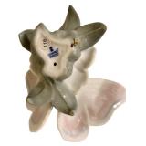 K - Set of 4 Porcelain Decor Items Including Wedgwood, Woodward, and Lladro