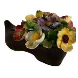 K - Set of 4 Porcelain Decor Items Including Wedgwood, Woodward, and Lladro