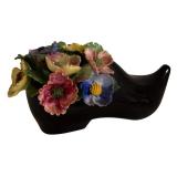 K - Set of 4 Porcelain Decor Items Including Wedgwood, Woodward, and Lladro