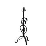 BR3 - Vintage 27 Inch Table Lamp with Decorative Metal Base