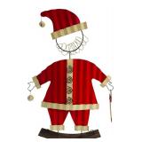 K - Metal Santa Figure with Rocking Base, 29 Inches High