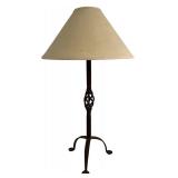 BR3 - Bronze Color Table Lamp with Beige Shade