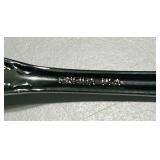 K - Vintage Oneida USA 48-Piece Silverplate Flatware Set with Serving Pieces in Wooden Case