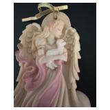 K - Set of 3 Angel Christmas Ornaments, Approx. 5 Inch