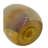 DR - Set of 3 Art Glass Sculptures Including Apple Paperweight