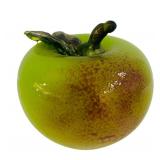 DR - Set of 3 Art Glass Sculptures Including Apple Paperweight