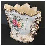 K - Antique Porcelain China Lot with Hand Painted Nippon and Chester Iowa Pitcher