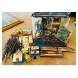 LR - Marklin Mini-Club Z Scale Model Train Set with Track, Transformers, and Accessories