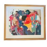 K - Hessam Abrishami History of Life Limited Edition Print Framed