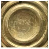 K - Set of 4 Sterling Silver Salt and Pepper Shakers, Empire and Reed & Barton