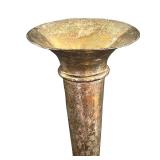 Vintage Sterling Weighted Silver Trumpet Vase
