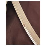 K - Coach Vintage Emmie Flap / Chester Circle Cream Leather Crossbody Bag with Dust Bag