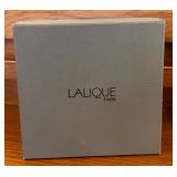 K - Lalique Paris Frosted Crystal Perfume Bottle with Box