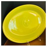 K - Fiesta Mango Hostess Serving Set Including Plastic Blue Tray, Serving Bowl, Platter, and Shaker