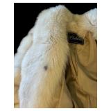 B2 - Cedrics White Fur Coat, Large