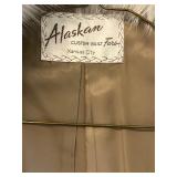 B2 - Saga Mink Fur Coat by Alaskan Custom Built Furs, Large, Light Tan