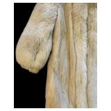 B2 - Saga Mink Fur Coat by Alaskan Custom Built Furs, Large, Light Tan