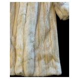 B2 - Saga Mink Fur Coat by Alaskan Custom Built Furs, Large, Light Tan