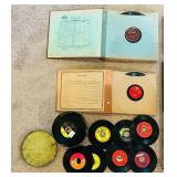 LR - Collection of Vintage Vinyl Records with Albums