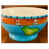 K - Assorted Hand Painted Stoneware and Pottery Bowl and Plate Collection