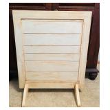 B2 - Hand-Painted Floral Wood Art Panel Signed Van Gogh