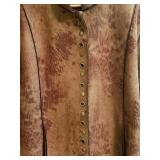 DR - Urban Tribe Patterned Suede Jacket Size Large