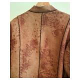 DR - Urban Tribe Patterned Suede Jacket Size Large