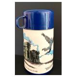 LR - Vintage Masters of the Universe Aladdin Thermos and Itchy & Scratchy Show Watch Set