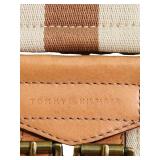K - Tommy Hilfiger Brown Leather Satchel Handbag