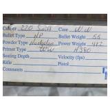 220 Swift Rifle Cartridges