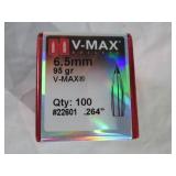 Hornady V-MAX Series Reloading Bullets 95gr - 6.5mm