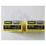 Speer 25 Caliber 75 Grain Reload Bullets
