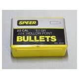 Speer 22 Caliber 52 Grain Reload Bullets