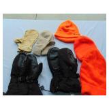 Mixed Lot of Mittens and Stocking Caps
