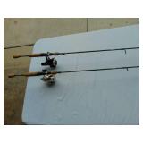 Set of 2 Fishing Rod and Reel Combos