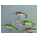 Mixed Lot of 4 - Rapala Flicker Shad Raps