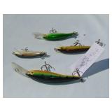 Mixed Lot of 4 - Rapala Husky Jerk Raps